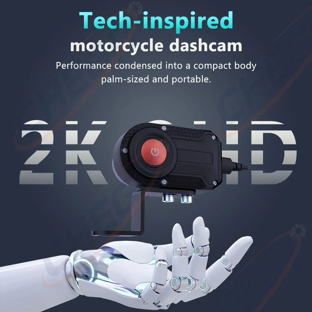 Motorcycle DVR 2K HD WiFi With - Photographic Memory recension och pris
