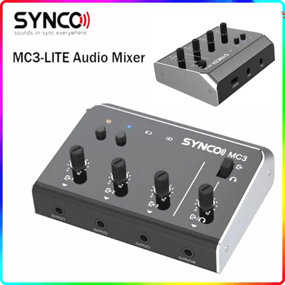 Synco MC3 Lite Audio Mixer 4 C - Photography Videos Free recension och pris