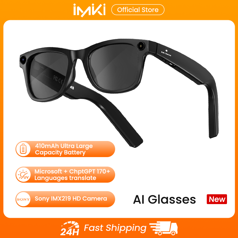 IMIKI Ai Smart Glasses 4K 800W - Photography Japanese recension och pris
