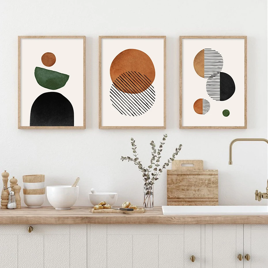 Boho Abstract Mid Century Plan - Photography Geometry recension och pris