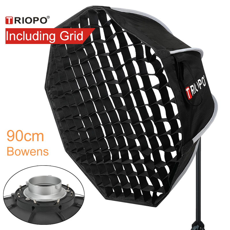 Triopo 90cm Photo Portable Bow - Photography Umbrella recension och pris