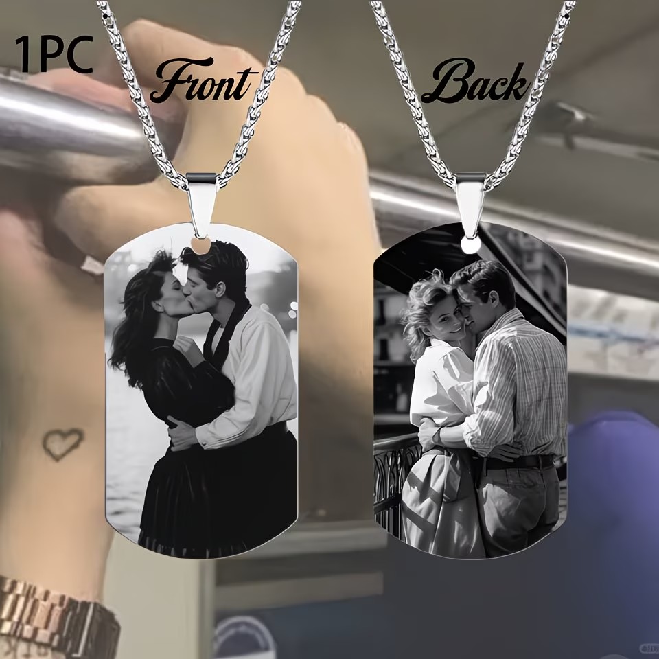 Custom Necklace with Engraved  - Photographic Memory recension och pris