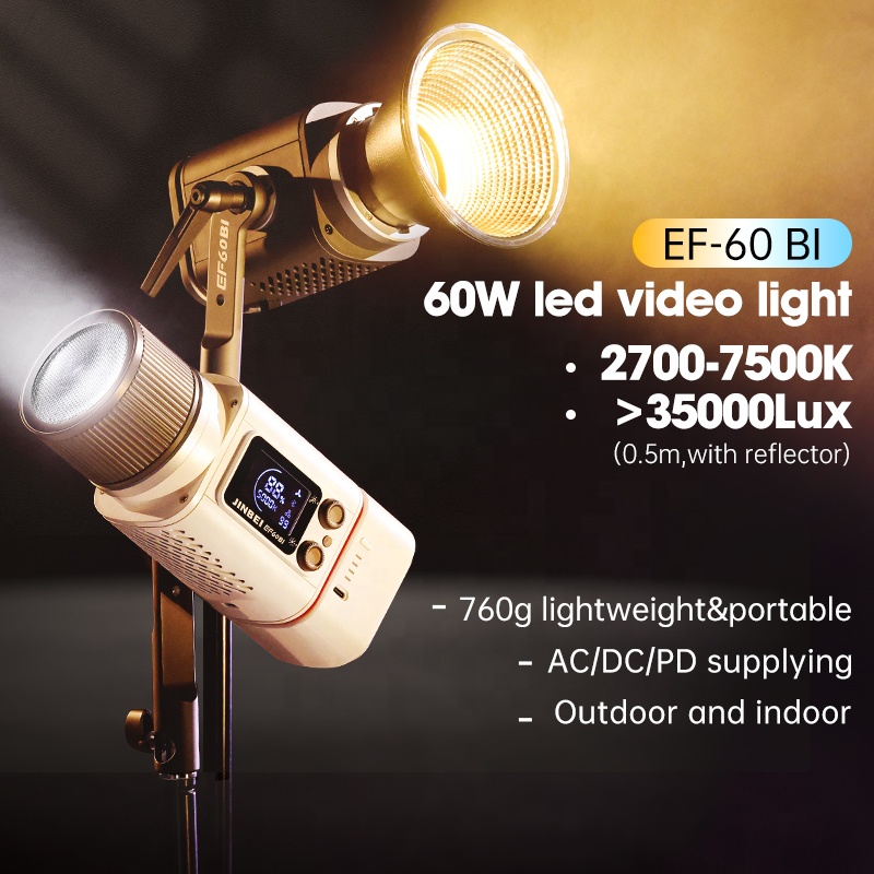JINBEI EF-60BI 60w Photography - Photography Videos Free recension och pris