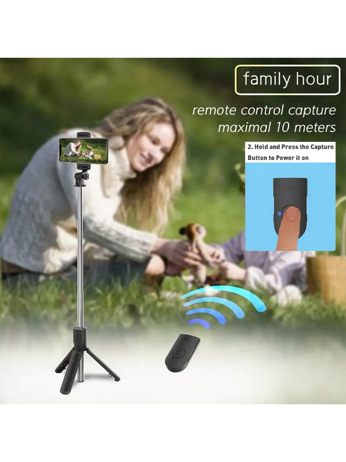 1PC Selfie Stick Wireless Self - Photography Basics recension och pris