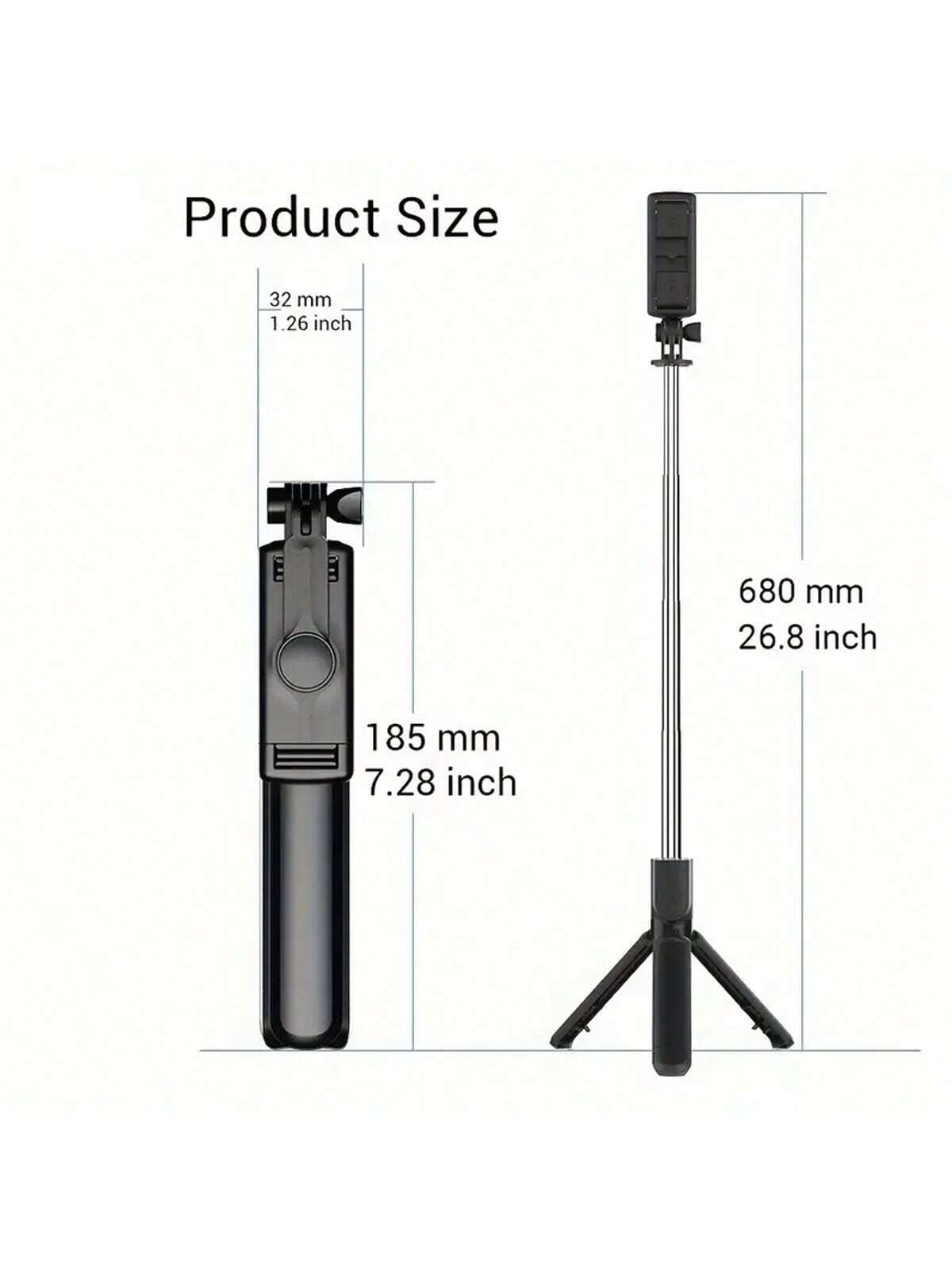 1PC Selfie Stick Wireless Self - Photography Basics recension och pris