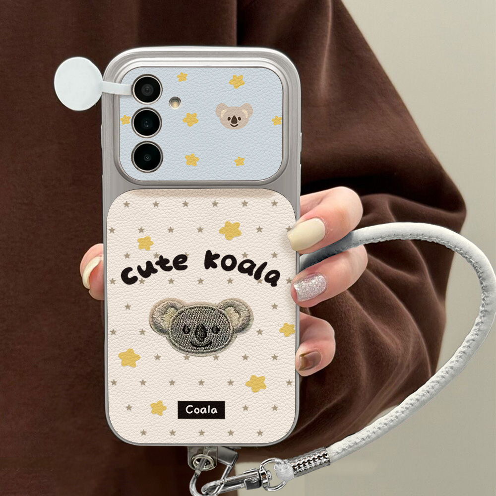 Cute Koala PU Leather Case For - Camera Wrist Strap recension och pris
