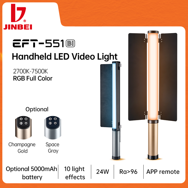 JINBEI EFT551 2700k-7500k  BI- - Photography Videos Free recension och pris