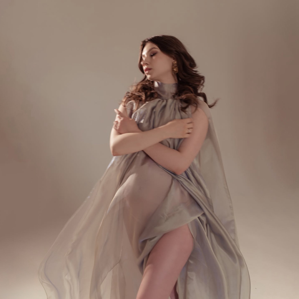 Elegant High Neck Maternity Ph - Photography Club recension och pris
